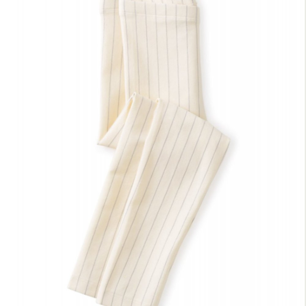 Tea Metallic Stripe Girls Leggings